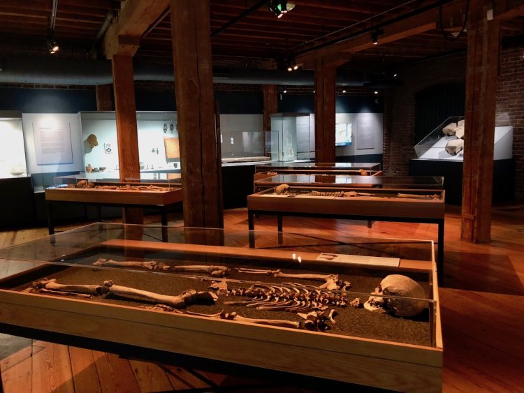 The Roman Dead exhibition at the Museum of London, Docklands. Photo: ©SandraAlvarez