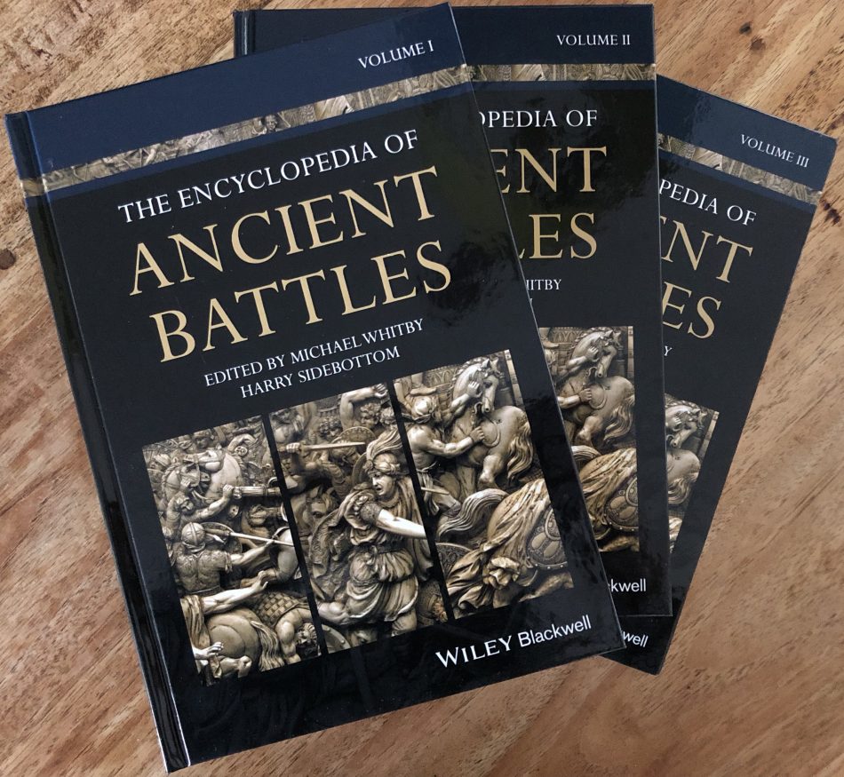 Covers of the Encyclopedia of Ancient Battles