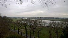 The view from Westerbouwing down to the Nederrijn. 
