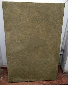The new board finished with diluted Woodland Scenics earth undercoat.
