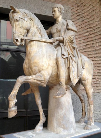 A statue of M. Nonius Balbus